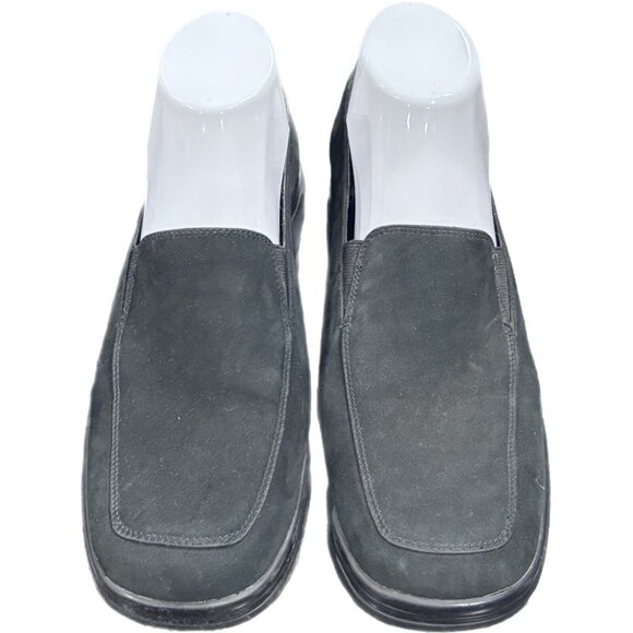 Aerosoles Womens Size 8.5 B Black Leather Slip-On Shoes - Picture 1 of 5